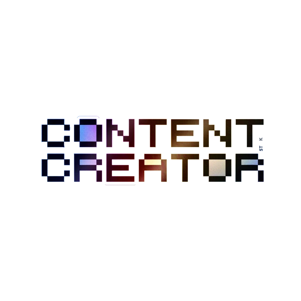 Content Creator Holographic Stickers
